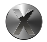 the Apple Mac OS X logo