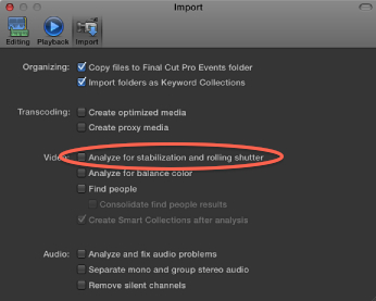 final cut pro stabilization